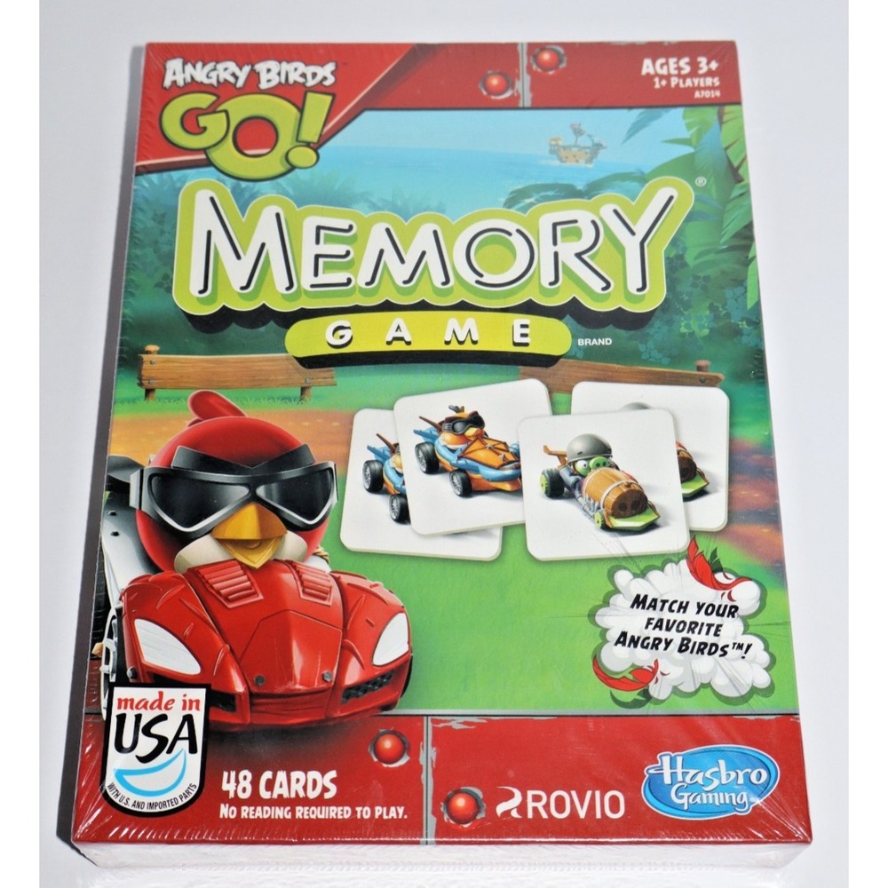 Hasbro 2013 ANGRY BIRDS GO Memory Game NEW